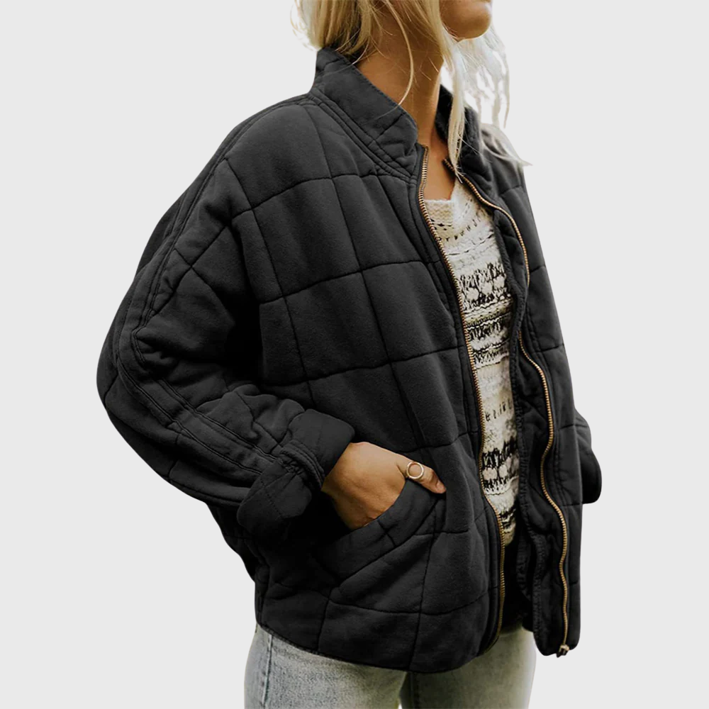 Josiane | Quilted jacket with an elegant oversized look