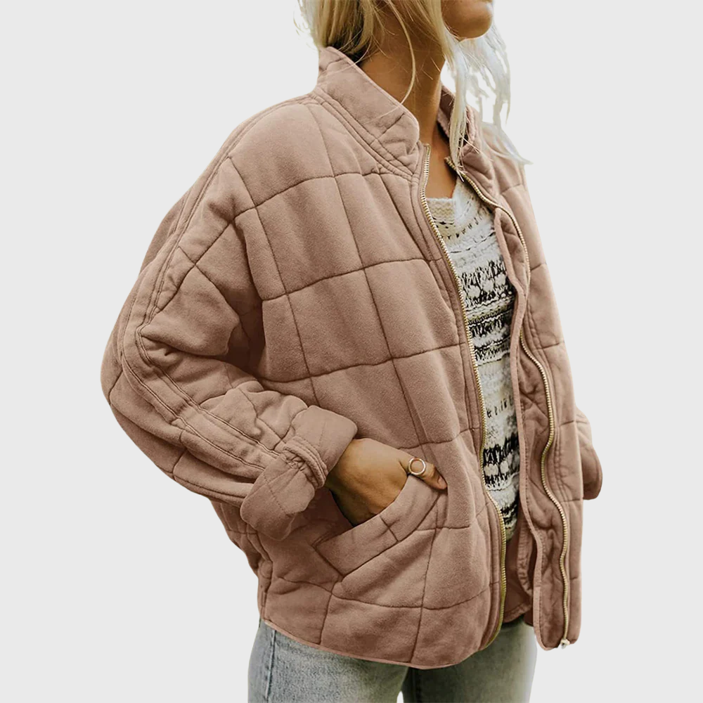 Josiane | Quilted jacket with an elegant oversized look
