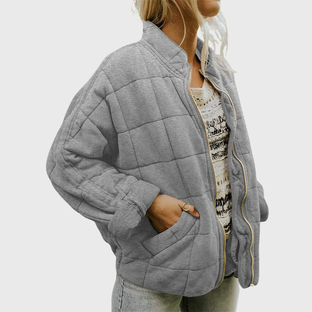 Josiane | Quilted jacket with an elegant oversized look