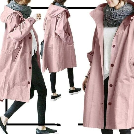 Grace - Elegant Waterproof Trench Coat