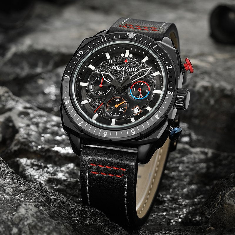 Luxury Quartz Sports Chronograph Watch™ - Olsen & Olsen