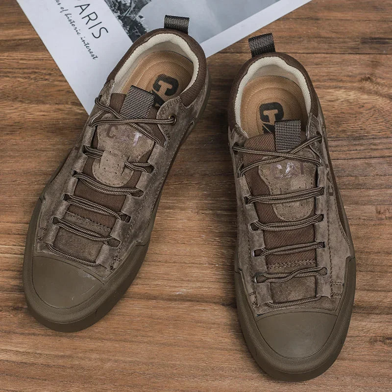 Theodore Urban Edge Leather Sneakers