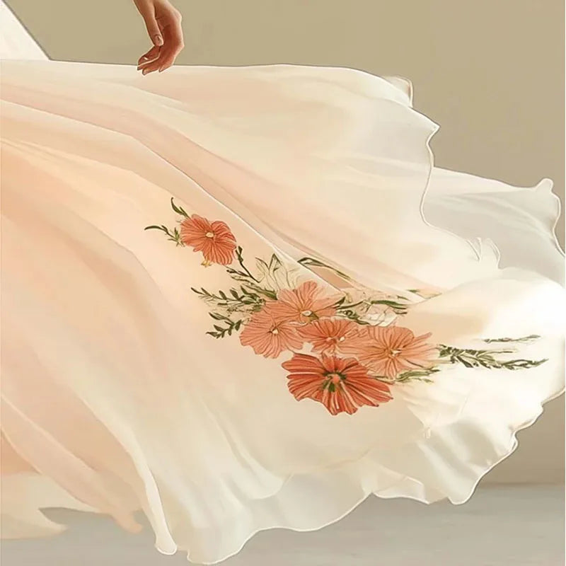 Sarah | Elegant party dresses with V-neck and high waist