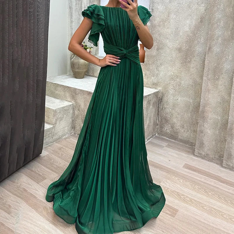 Sofia | Pleated Evening Dress