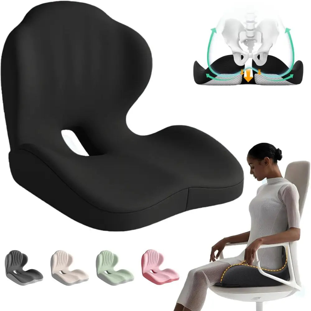 Relieve lower back, sciatic, and coccyx pain without leaving your home.