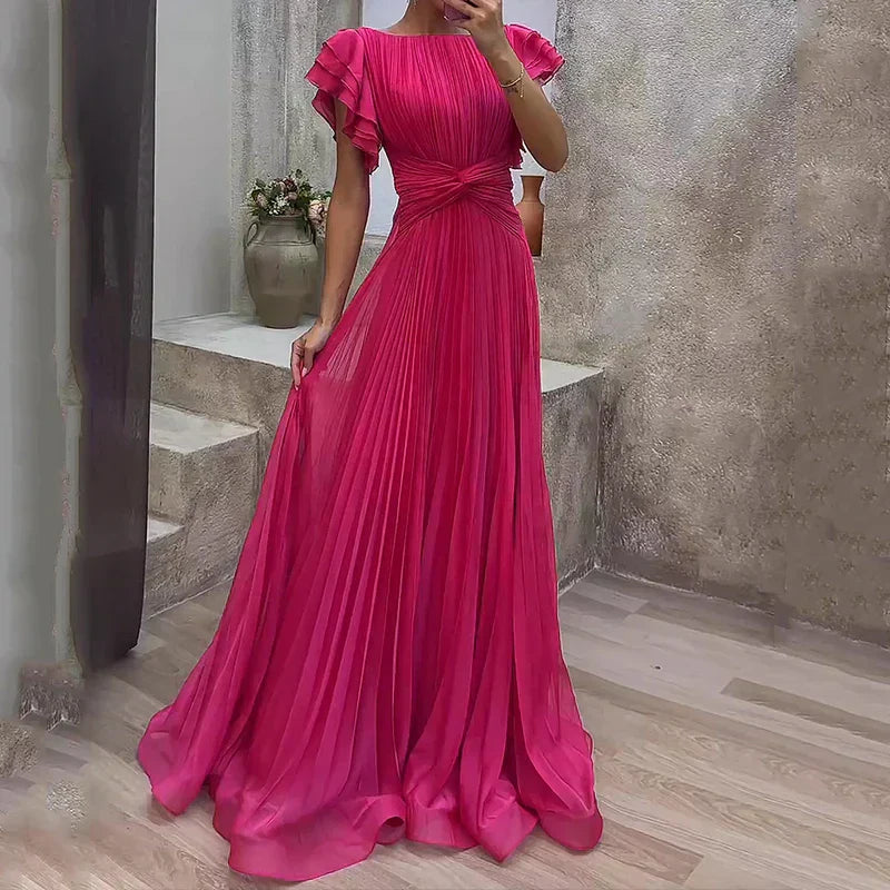 Sofia | Pleated Evening Dress