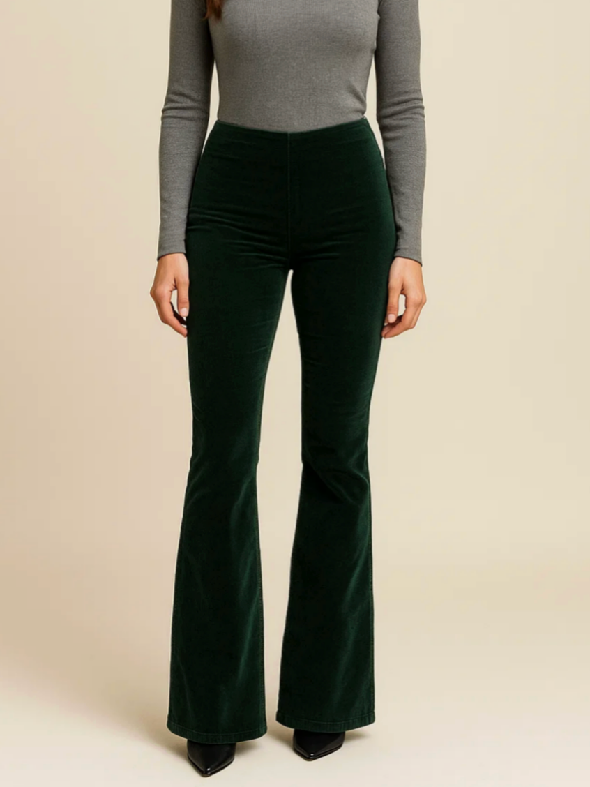 Chloe I Flared Corduroy Pants