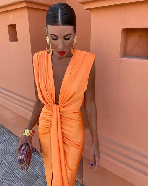 Chiara | Elegant Pleated Dress
