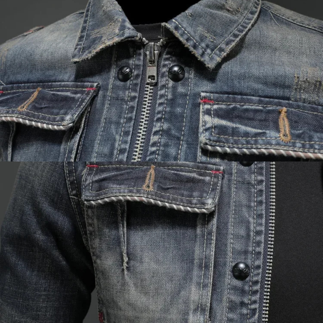 MIGUEL RIVET DENIM JACKET