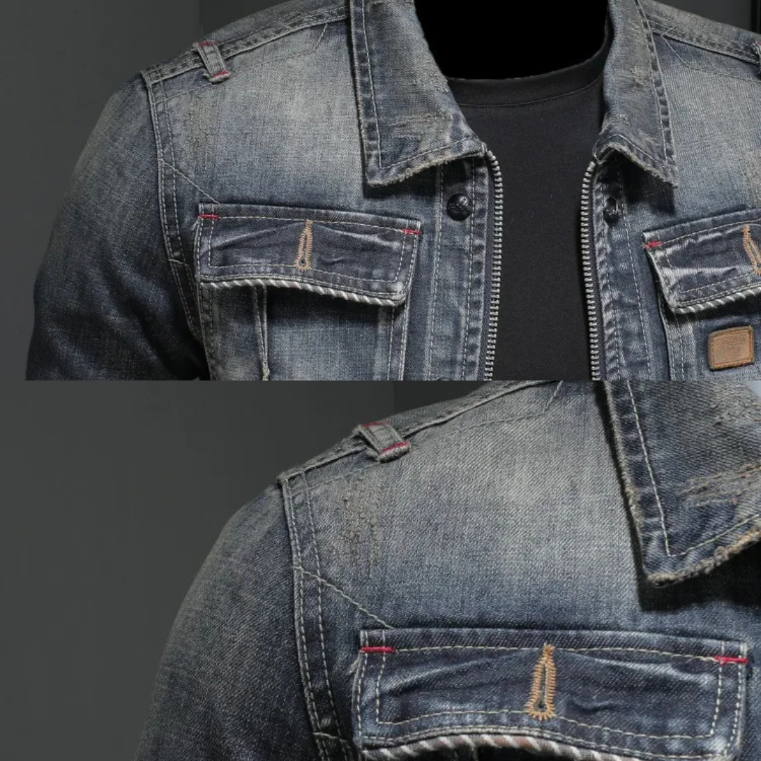 MIGUEL RIVET DENIM JACKET