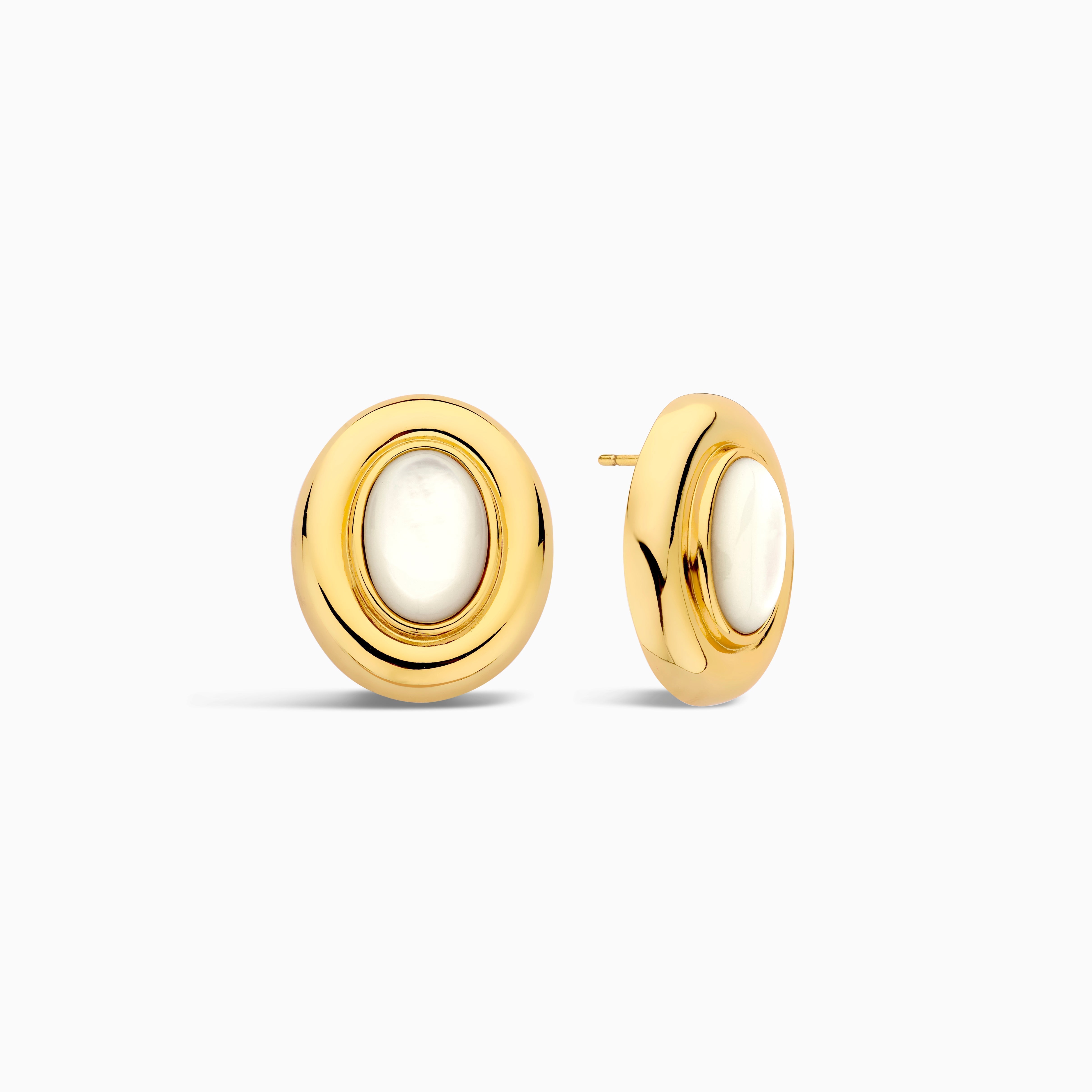 Jana Pearl Earrings | Gold