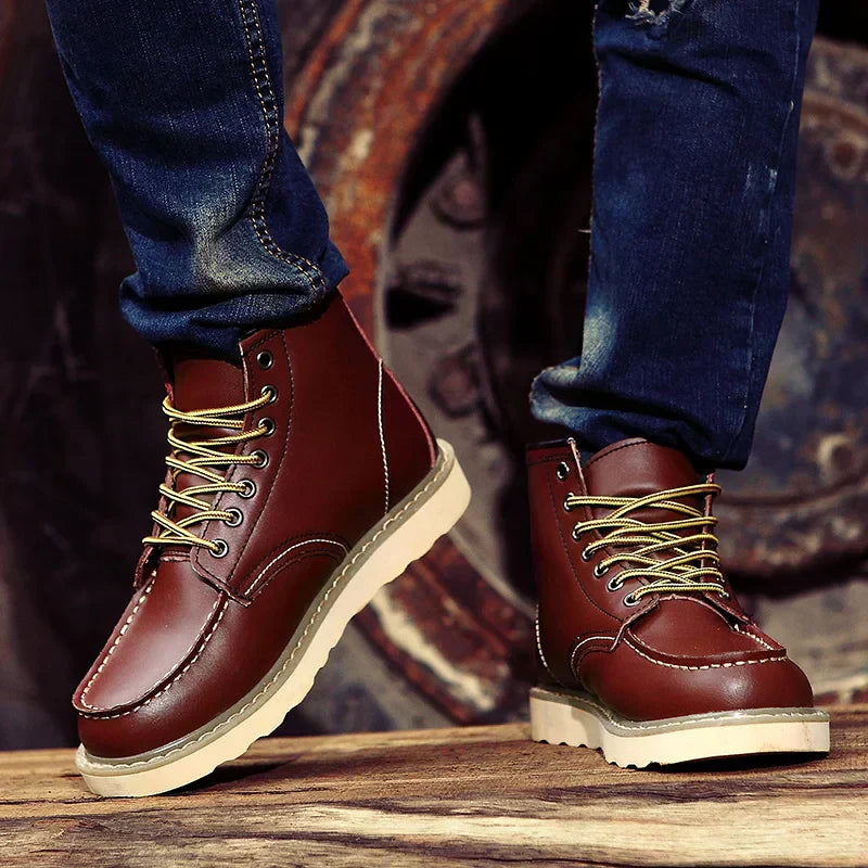 Samuel I Genuine Leather Retro Boots