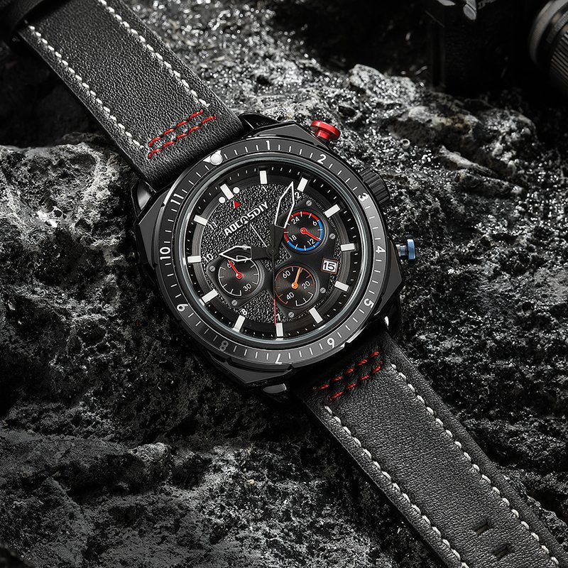 Luxury Quartz Sports Chronograph Watch™ - Olsen & Olsen