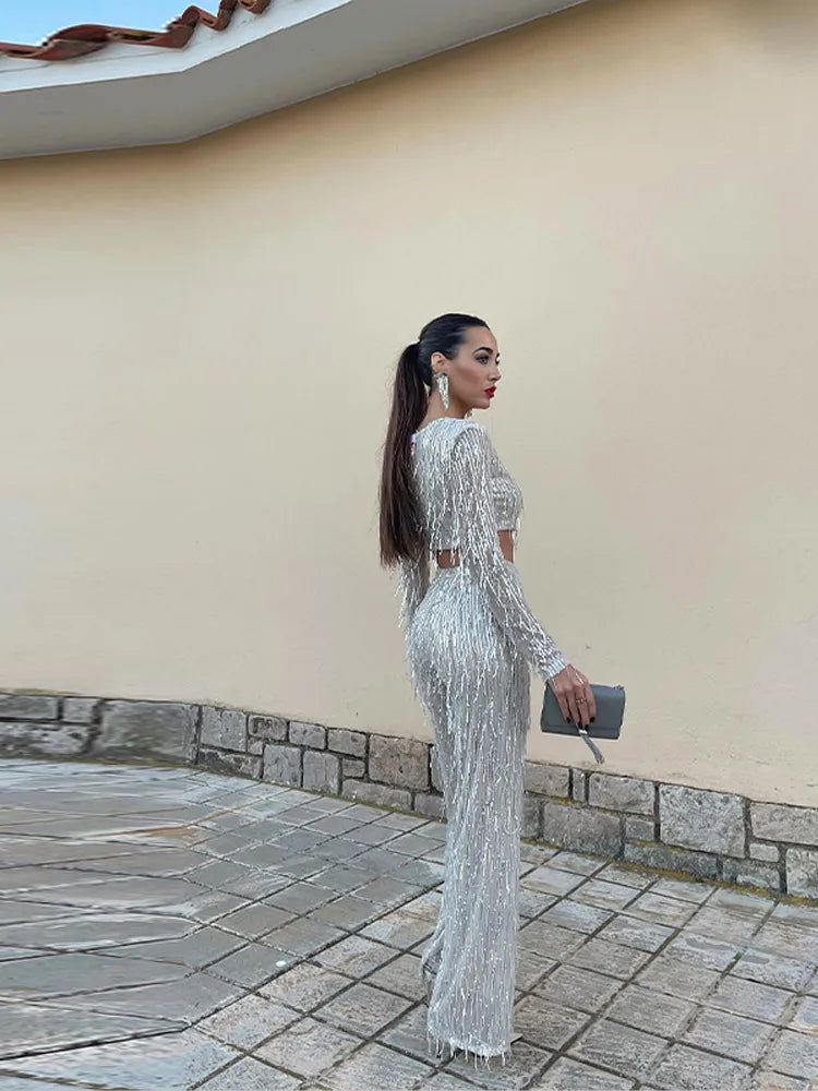 Greta | Shiny Embellished Set