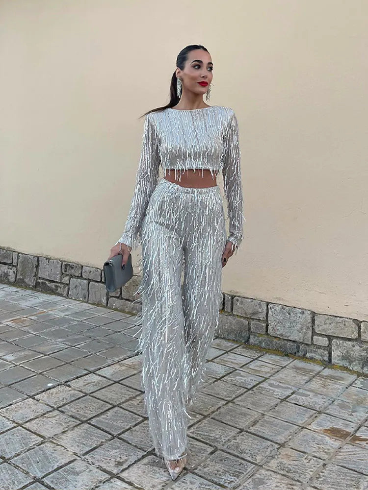 Greta | Shiny Embellished Set