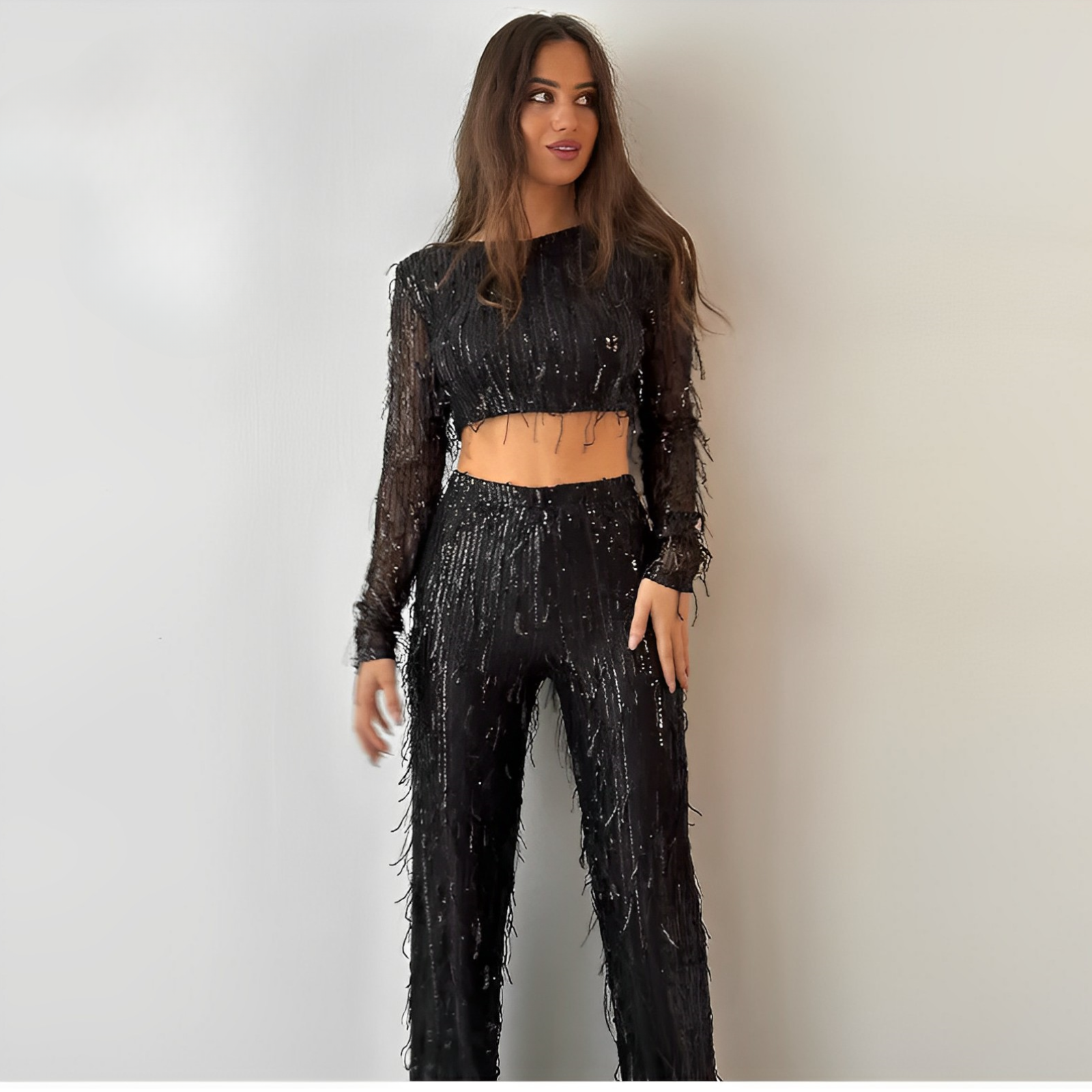 Greta | Shiny Embellished Set