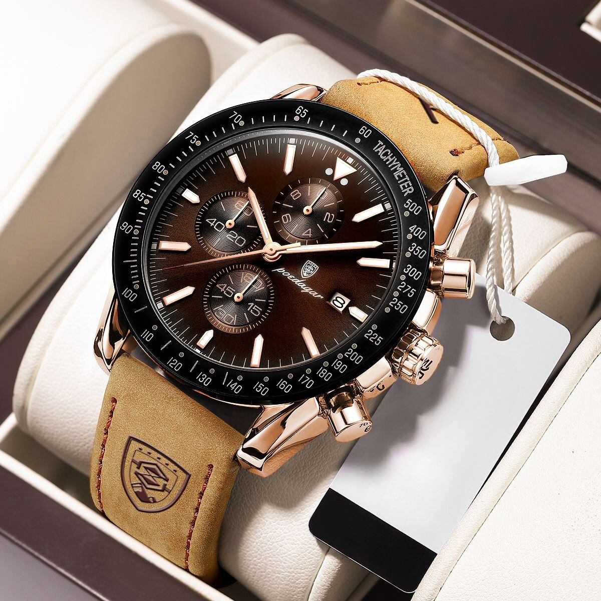 Brilliant Date Chronograph Watch™ Olsen & Olsen