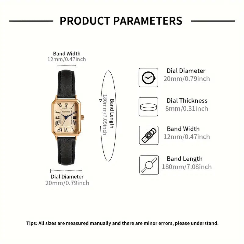 Anna Crest Watch | Gold