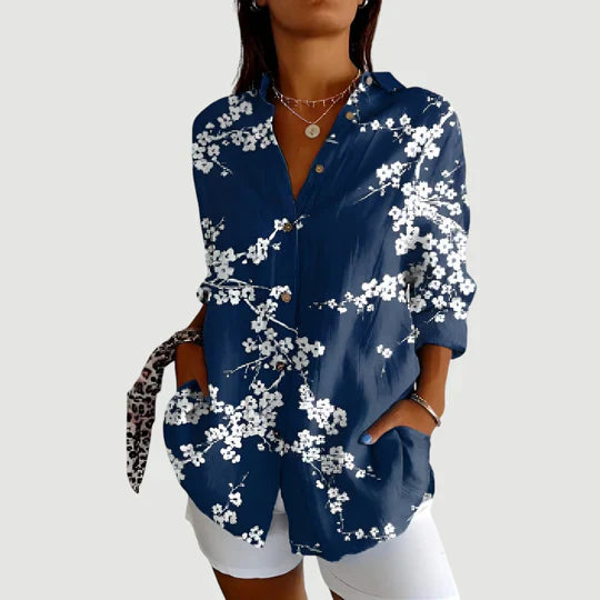 Maja™ | Blouse with Colorful Design