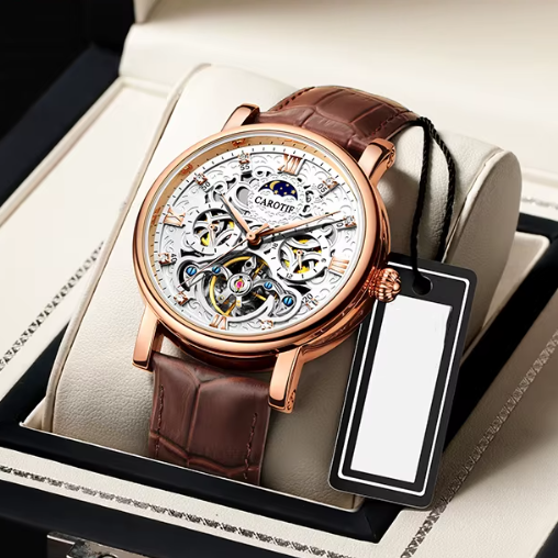 MECHANICAL AUTOMATIC BUSINESS LEATHER WATCH™ - Olsen & Olsen