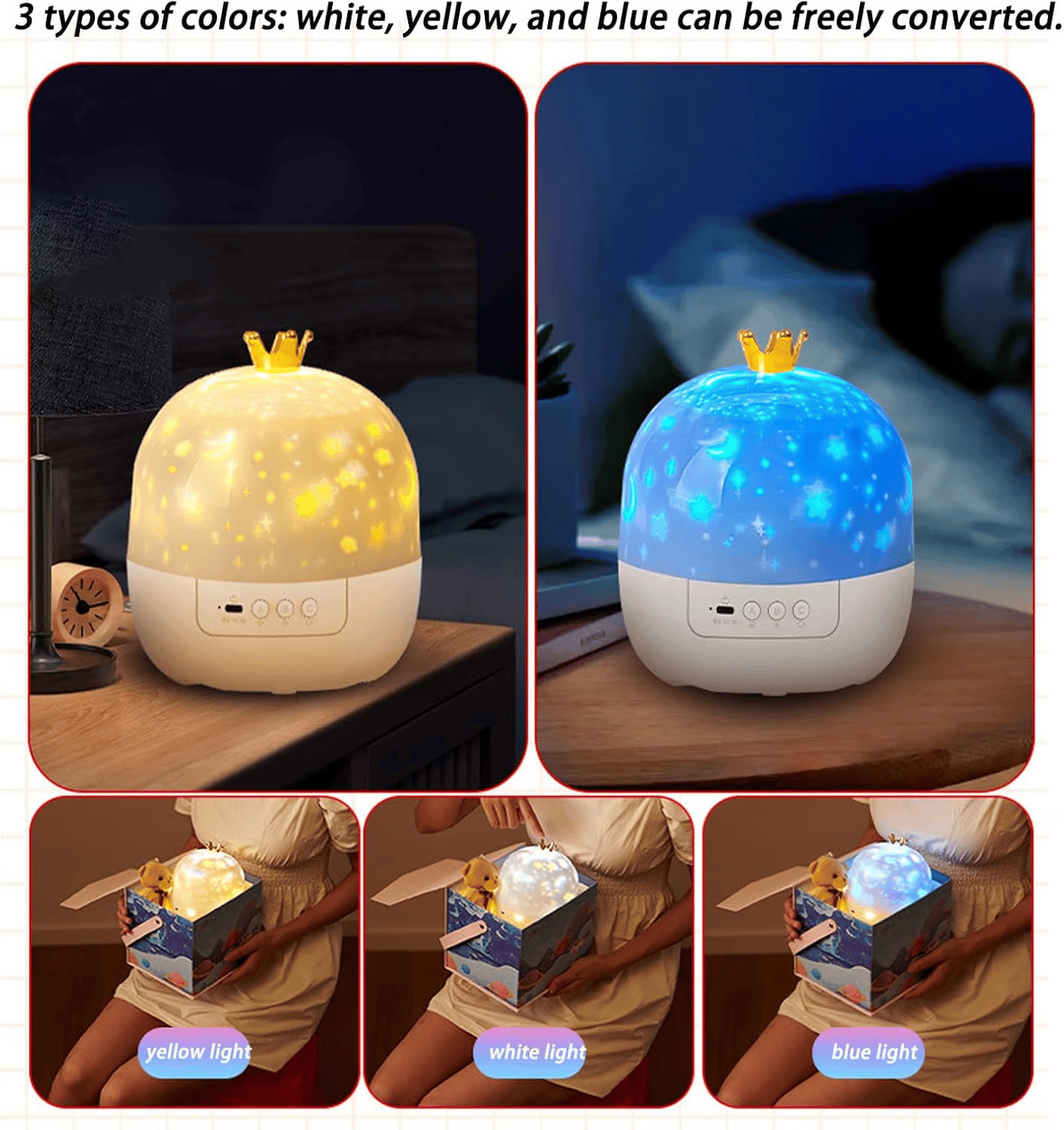 ⭐Night projector with lamp for children