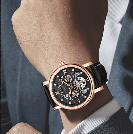 MECHANICAL AUTOMATIC BUSINESS LEATHER WATCH™ - Olsen & Olsen
