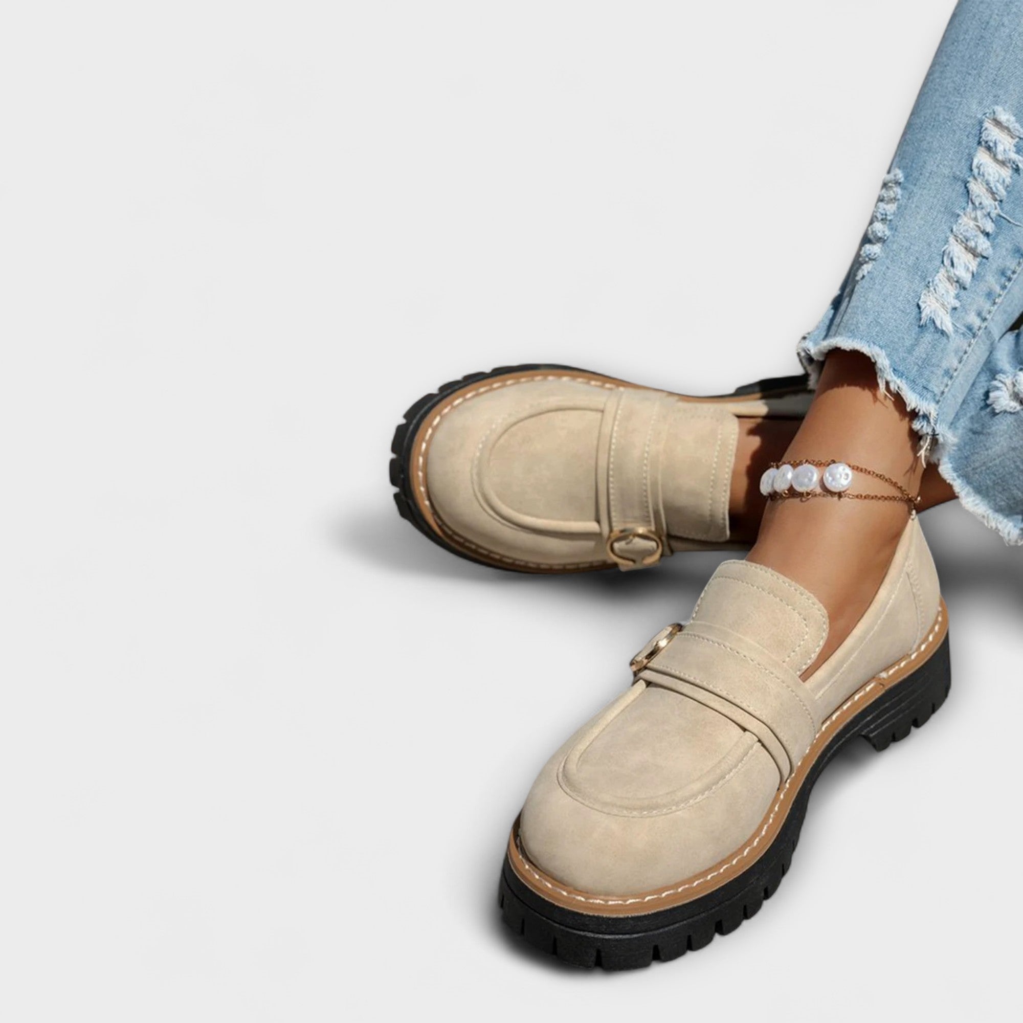Fiora – Casual Loafers with Round Toe