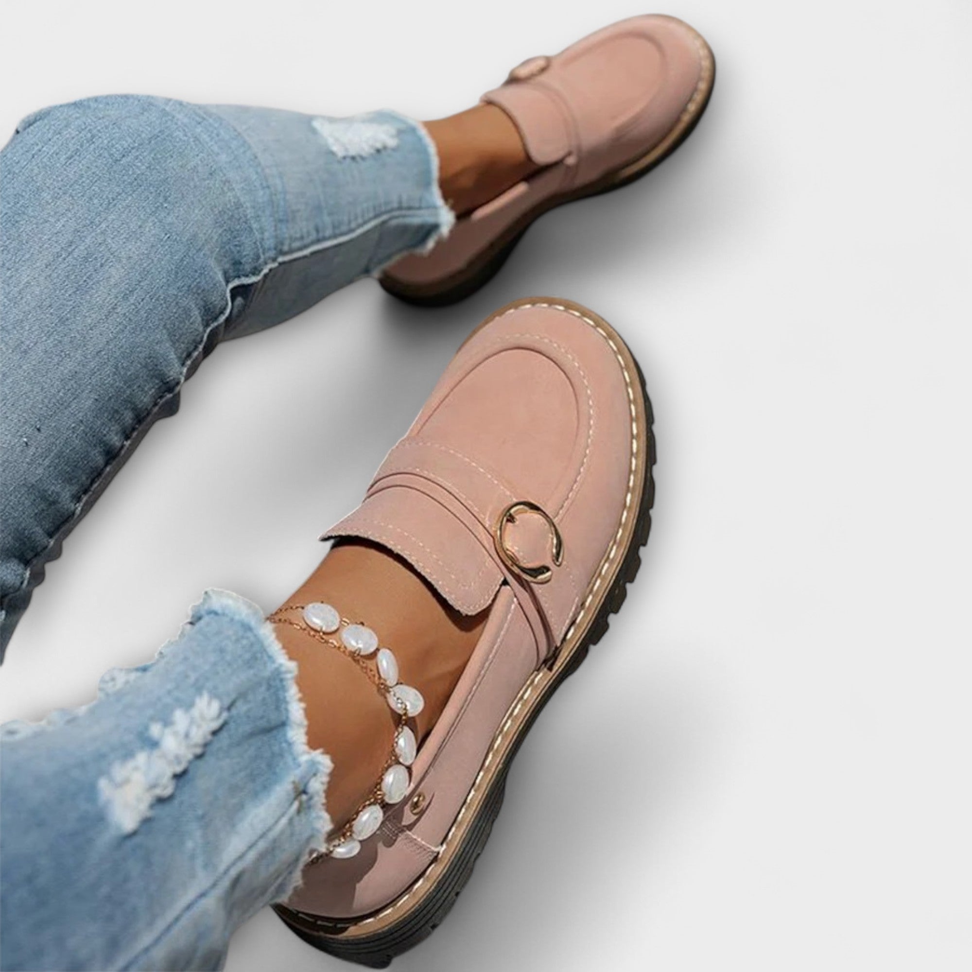 Fiora – Casual Loafers with Round Toe