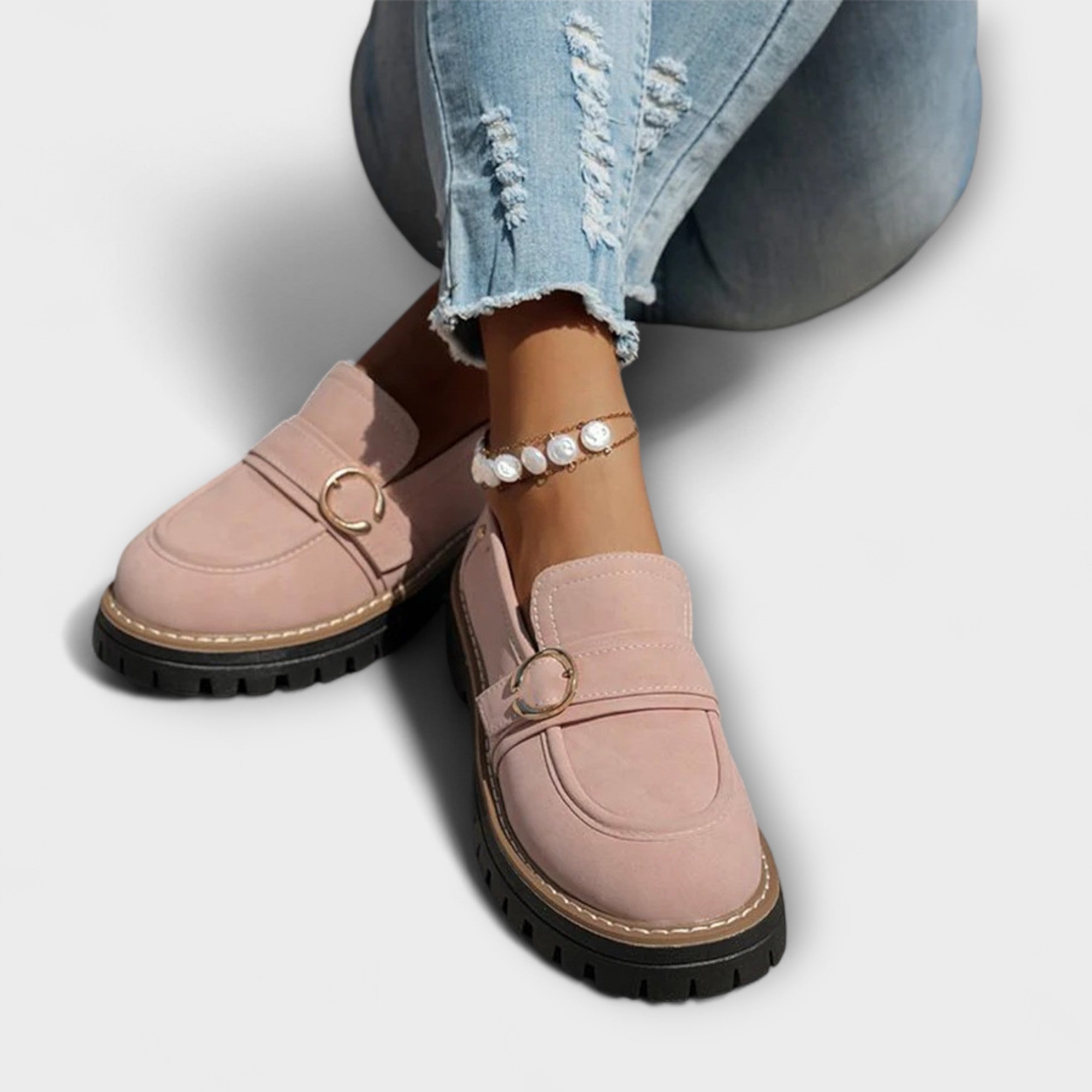 Fiora – Casual Loafers with Round Toe