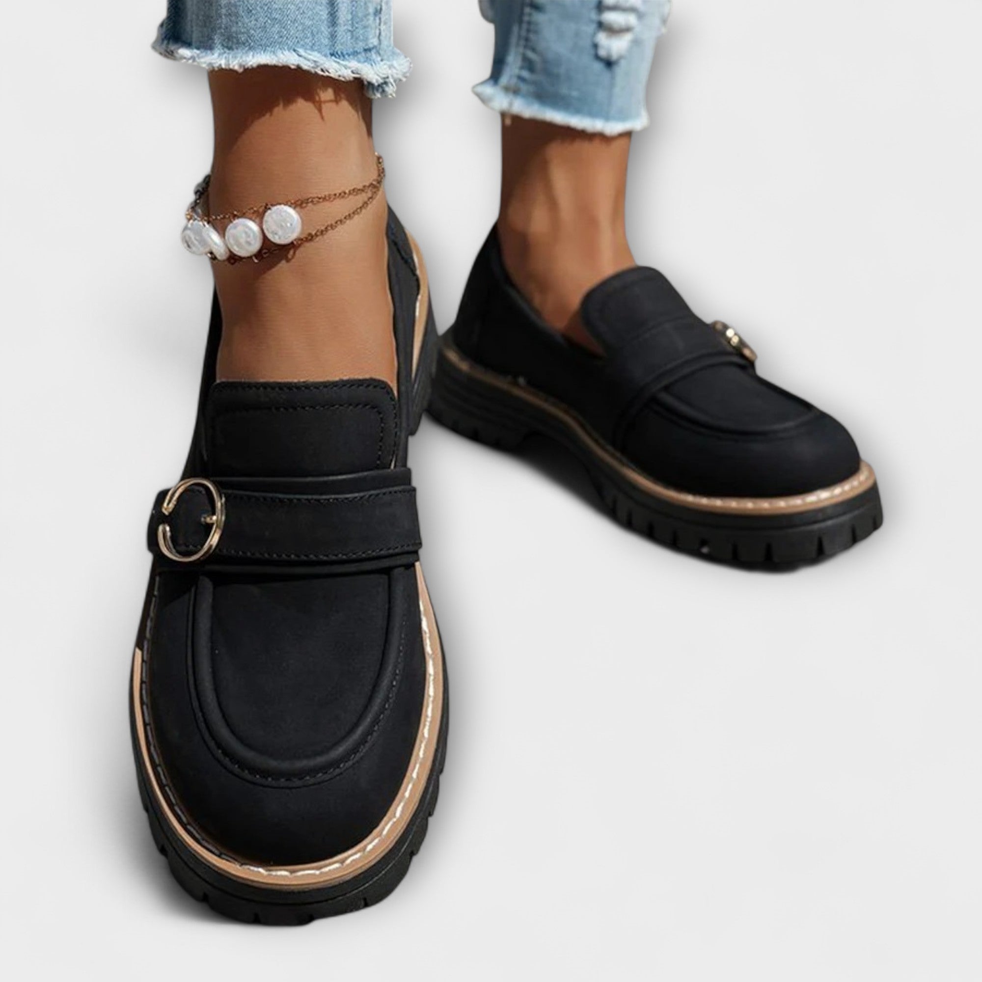 Fiora – Casual Loafers with Round Toe