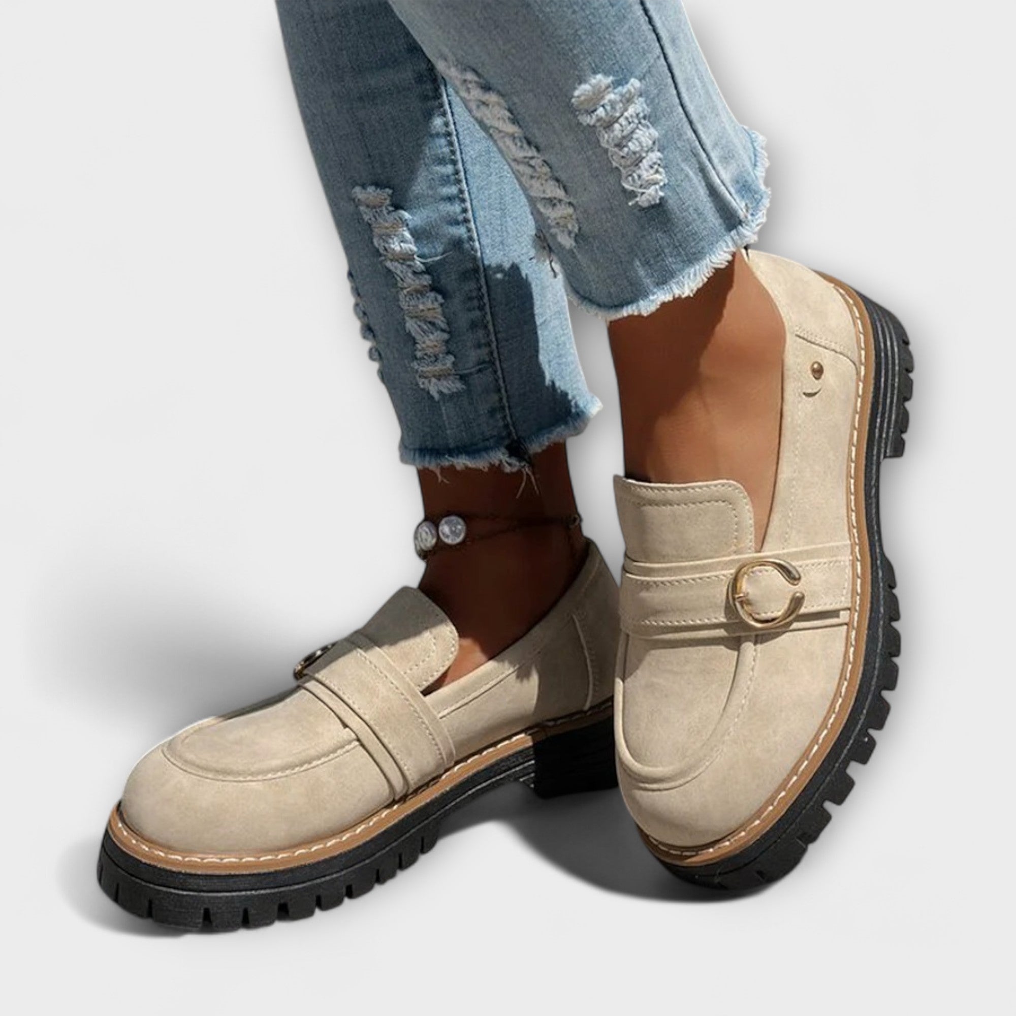 Fiora – Casual Loafers with Round Toe