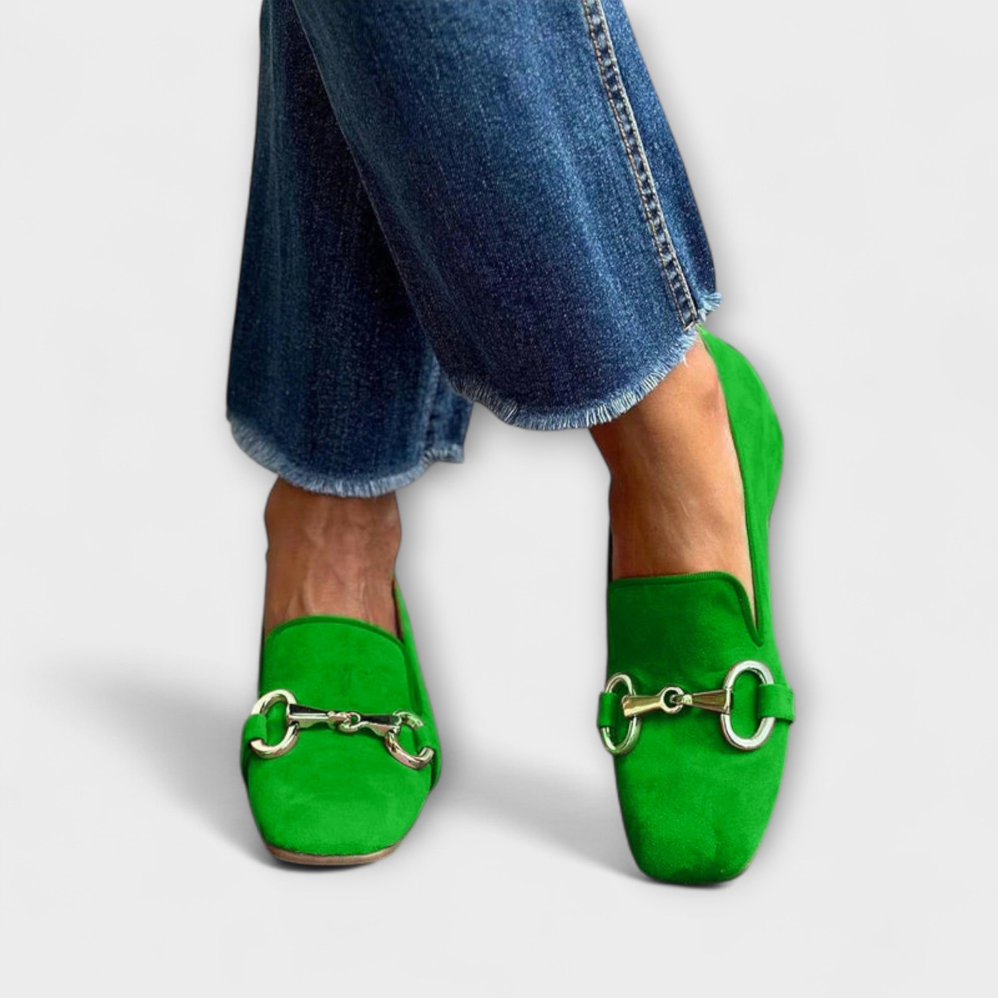 Maliah – Loafers with Square Toe and Buckle