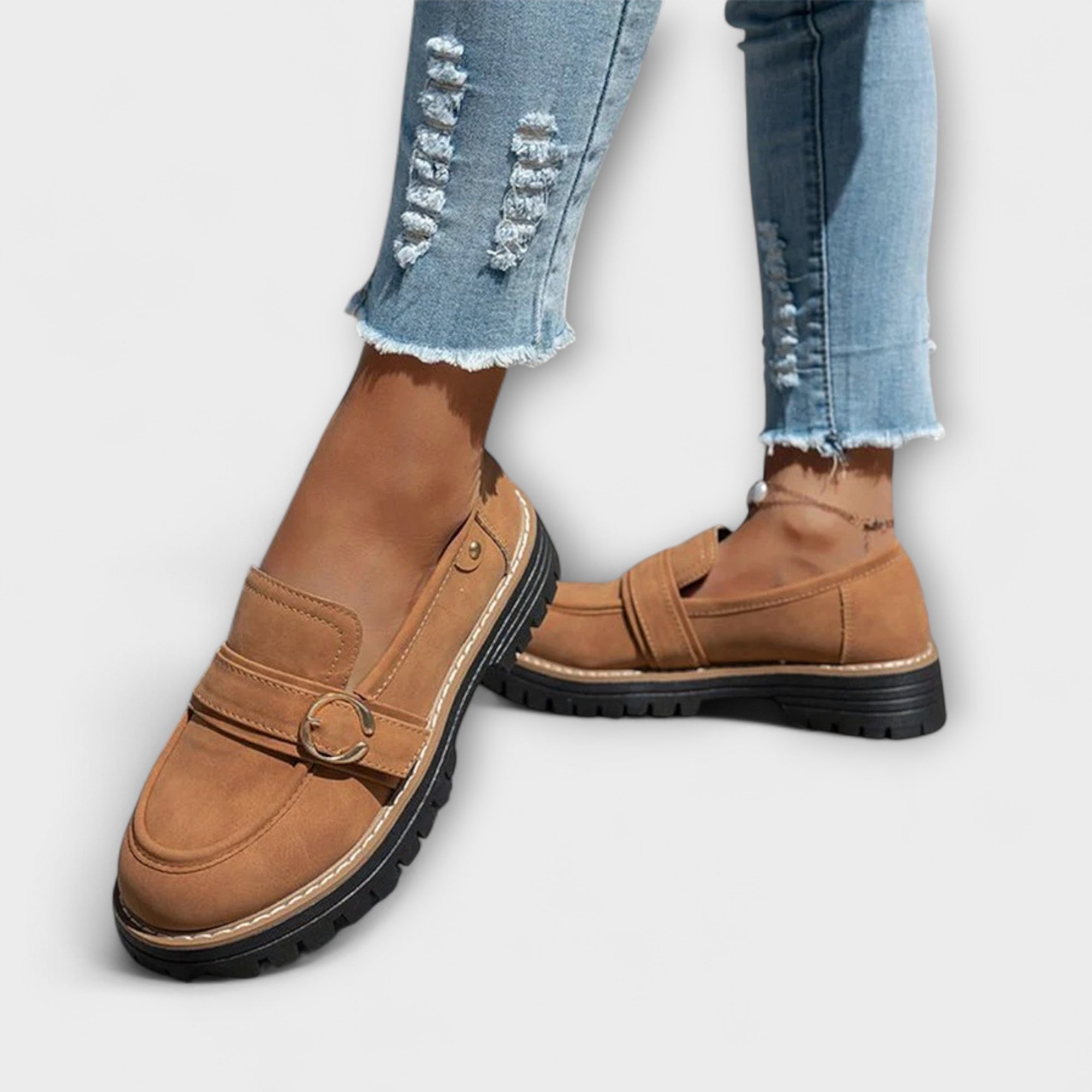 Fiora – Casual Loafers with Round Toe