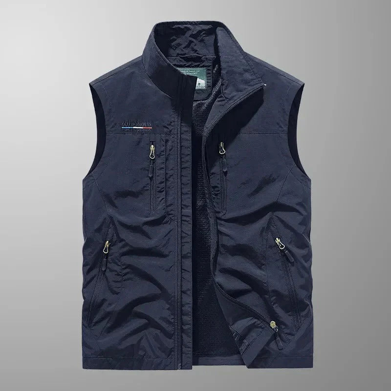 Tauno™ | Cargo Vest with Many Pockets – Lightweight, Practical, and Ready for Adventure