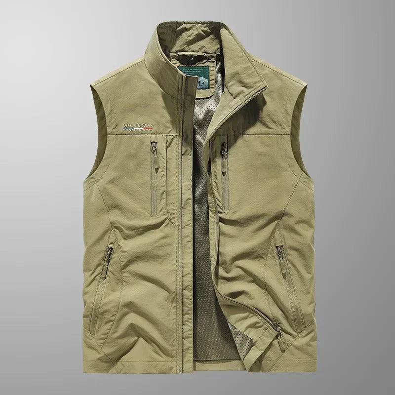Tauno™ | Cargo Vest with Many Pockets – Lightweight, Practical, and Ready for Adventure