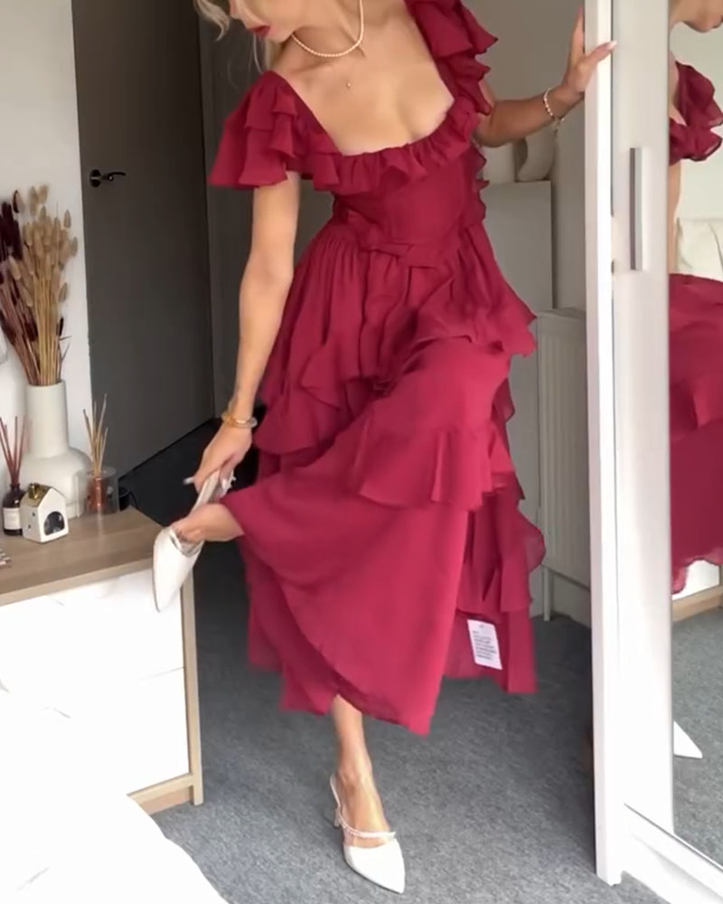 Margarette - Ruffled Dress