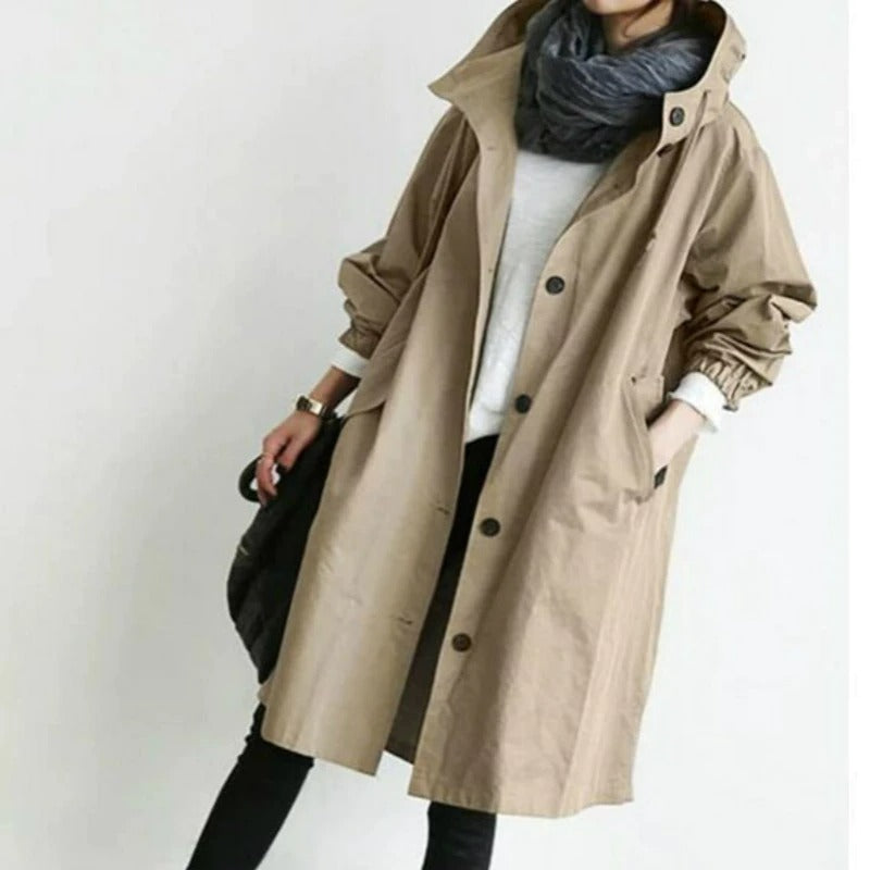 Grace - Elegant Waterproof Trench Coat