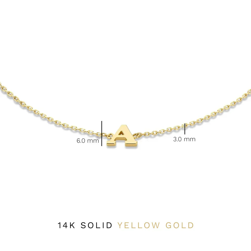 Cora Initial Bracelet | Gold