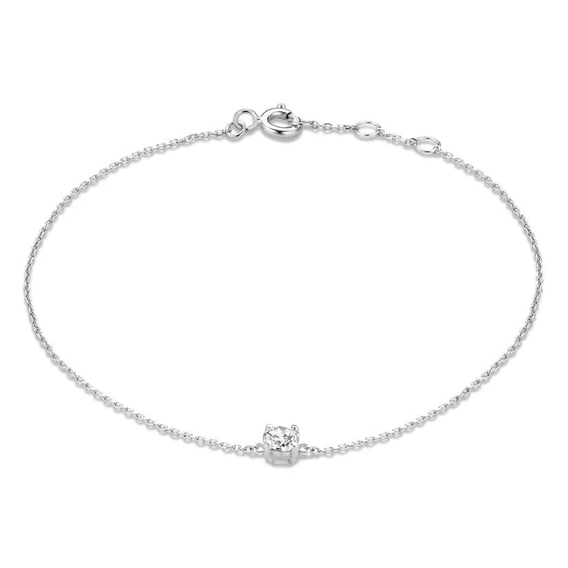 Dana Moissanite Stone Bracelet | Gold
