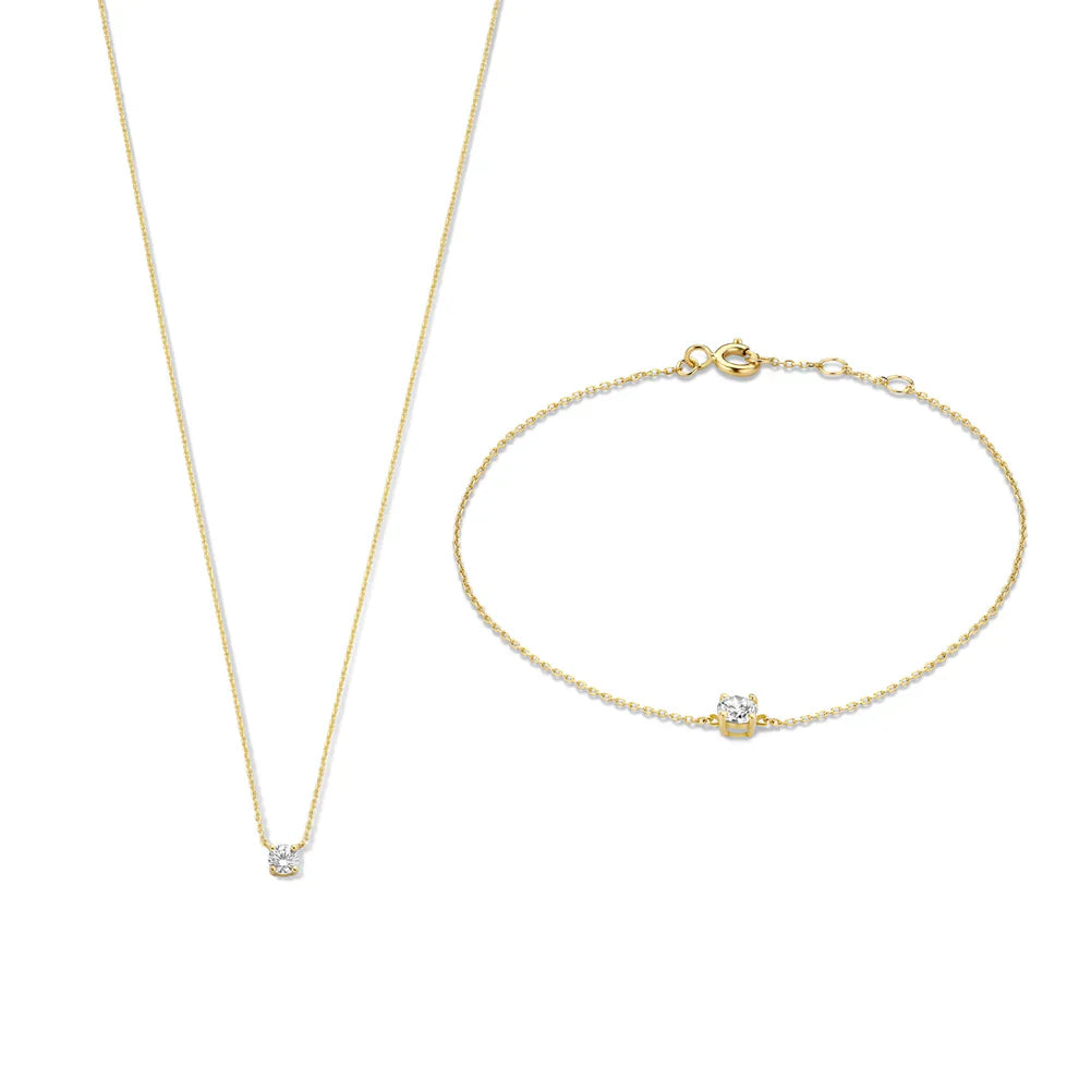 Hana Moissanite Stone Set | Gold
