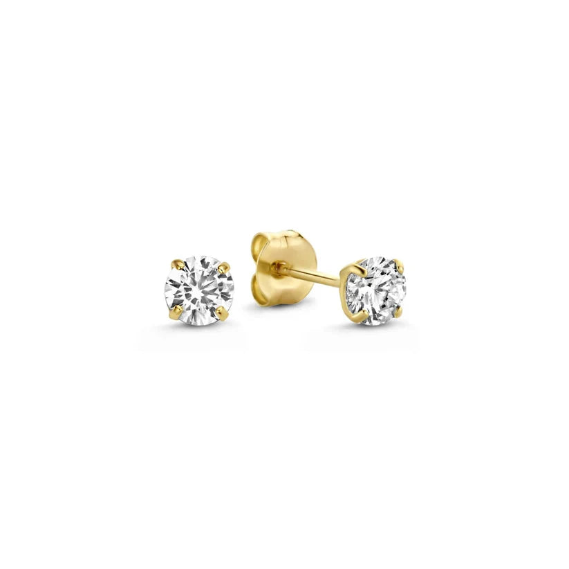 Bryn Brillane Stone Earring Set | Gold