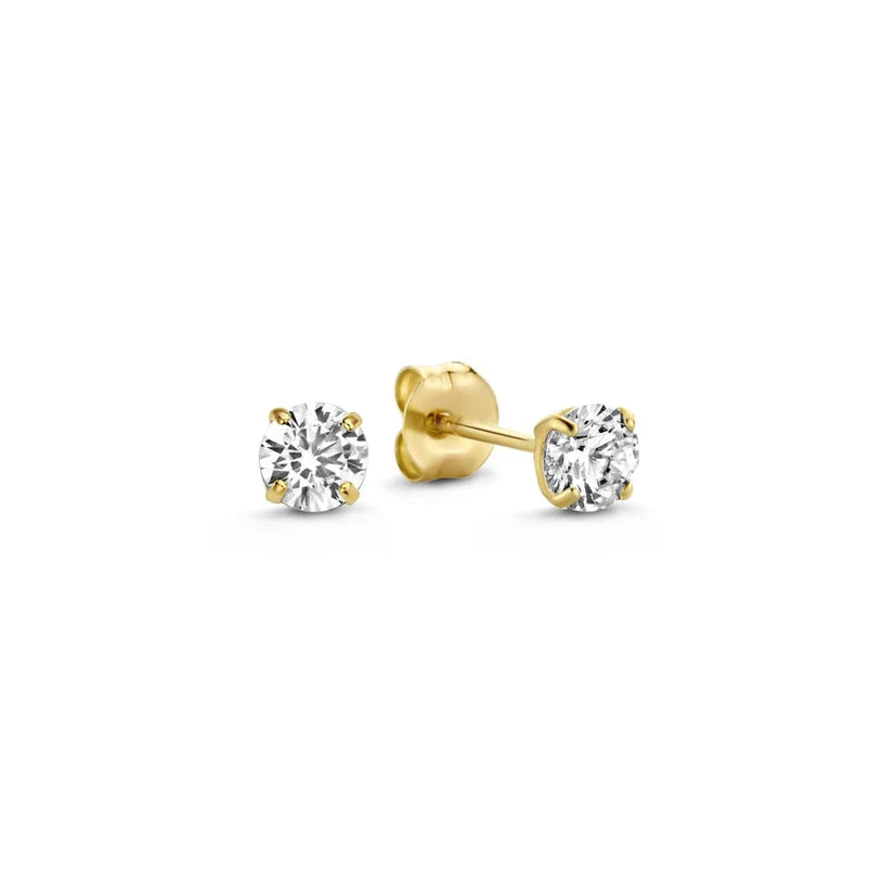 Vera Moon Tears Stone Earrings Set | Gold