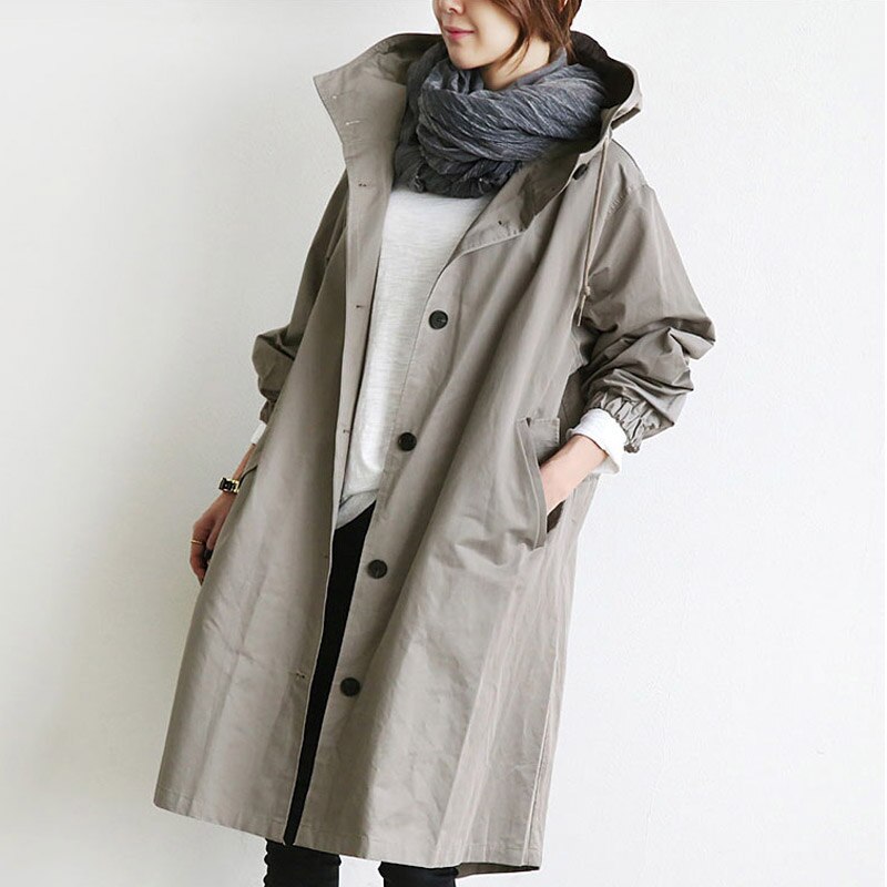 Grace - Elegant Waterproof Trench Coat