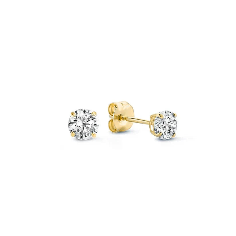 Gigi Earrings with Larmes de Lune stones | Gold