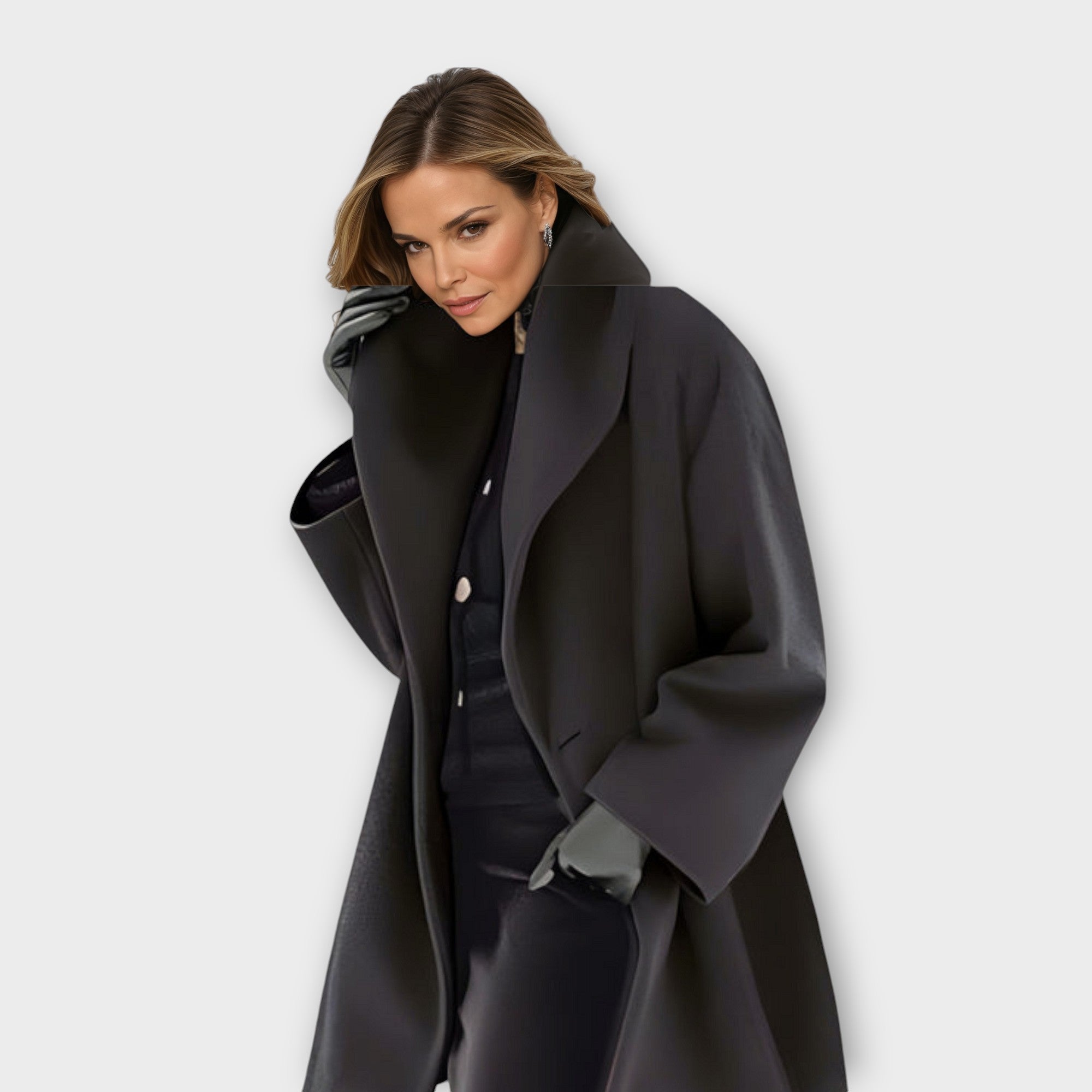 Luna - Premium Windproof Wool Coat