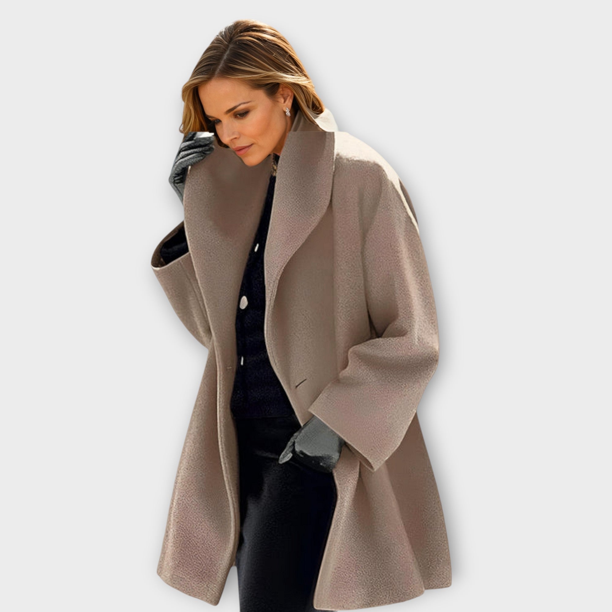 Luna - Premium Windproof Wool Coat