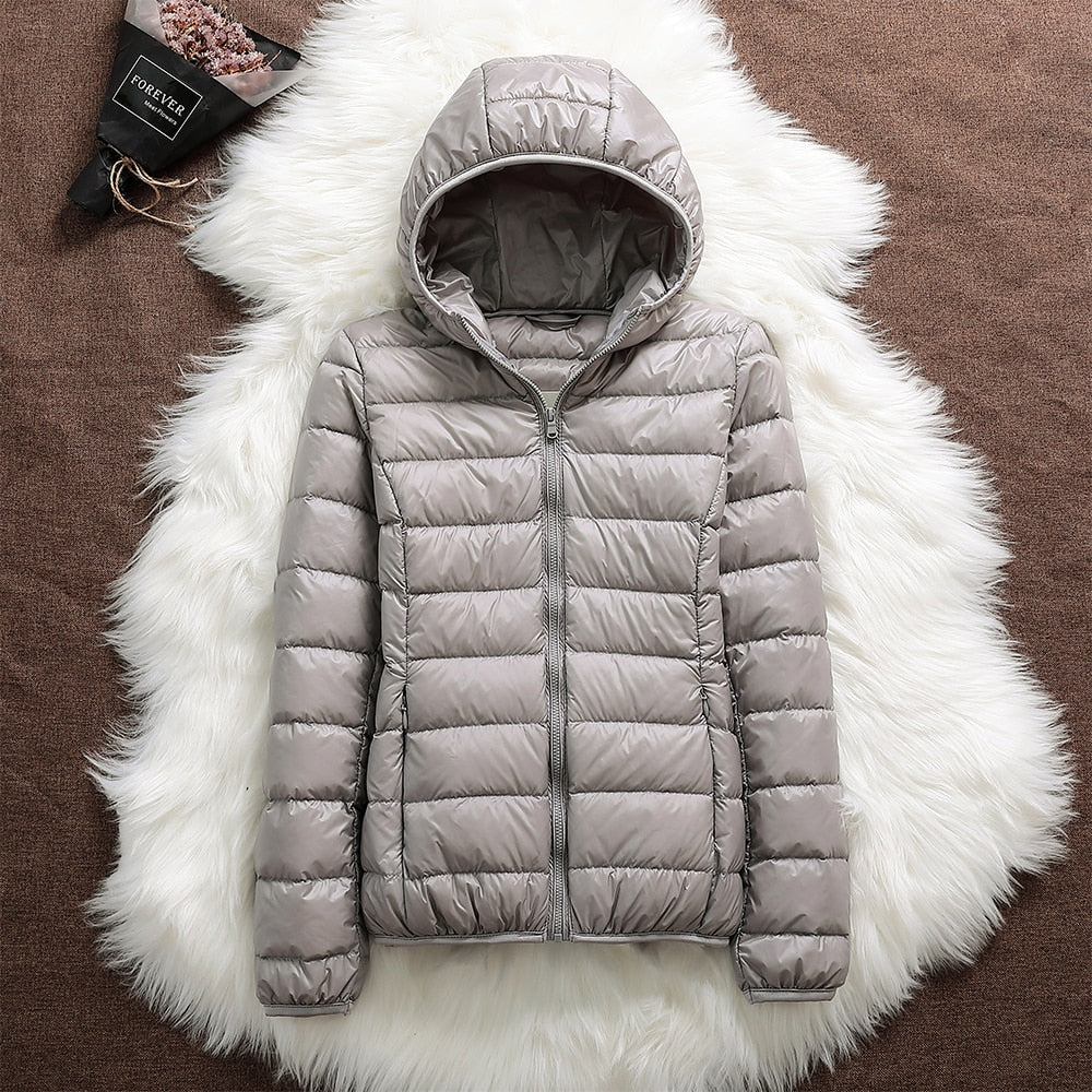 Gab - Waterproof jacket with white duck down filling