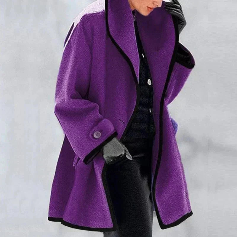 Penelope | Women's Double-Breasted Fleece Jacket | Essential for Winter