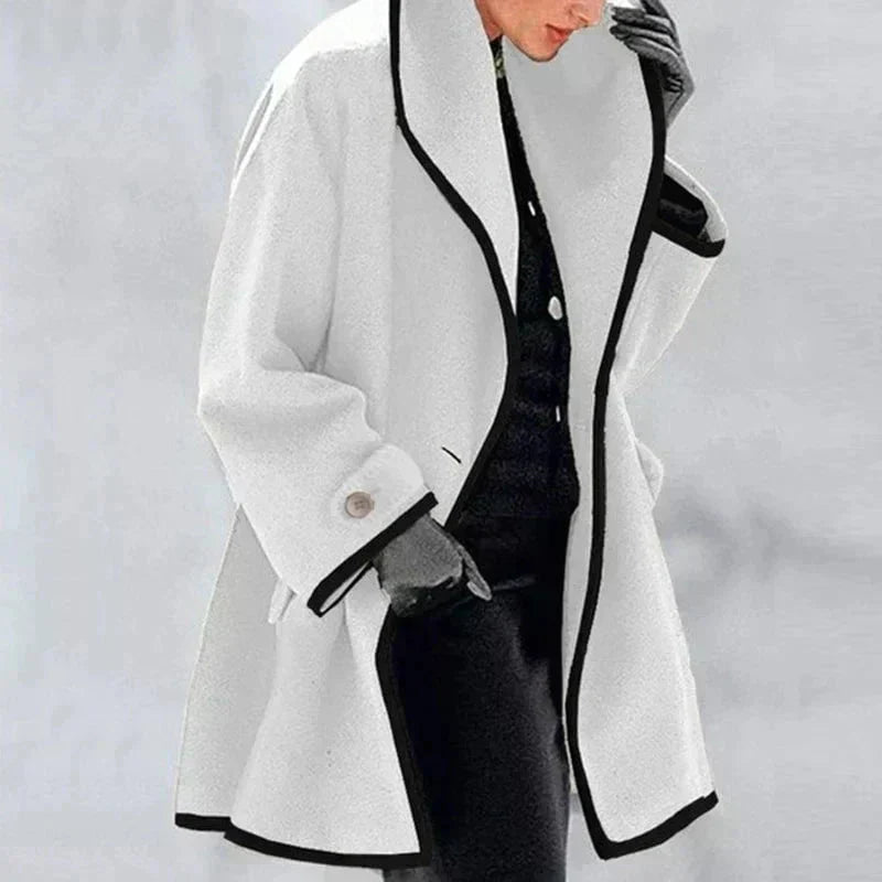 Penelope | Women's Double-Breasted Fleece Jacket | Essential for Winter