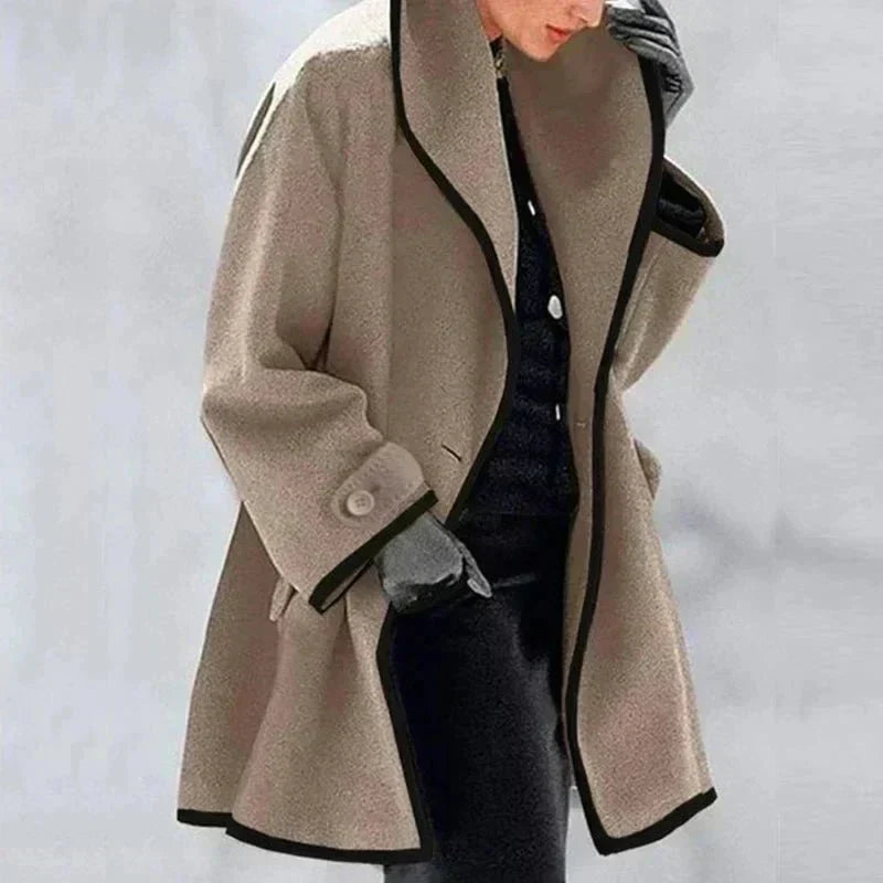 Penelope | Women's Double-Breasted Fleece Jacket | Essential for Winter